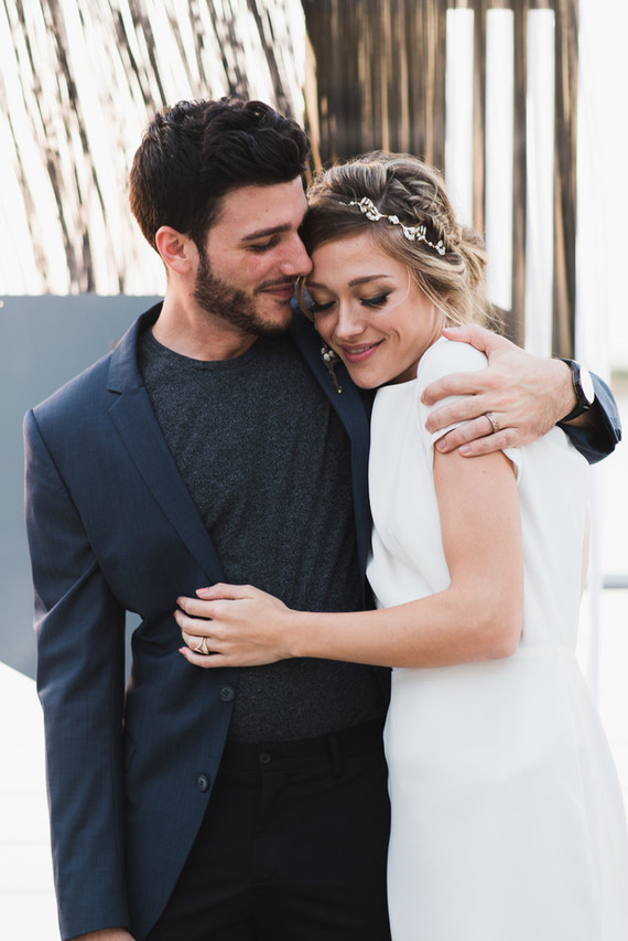 Modern minimal Icelandic wedding editorial at The Lake House