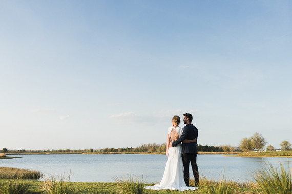 Modern minimal Icelandic wedding editorial at The Lake House