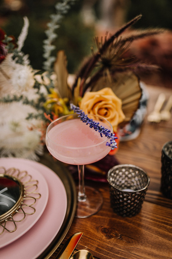 Bohemian butterfly-inspired fall wedding ideas in Sedona