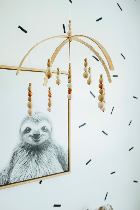 A teensy tiny modern nursery in 52 sq ft