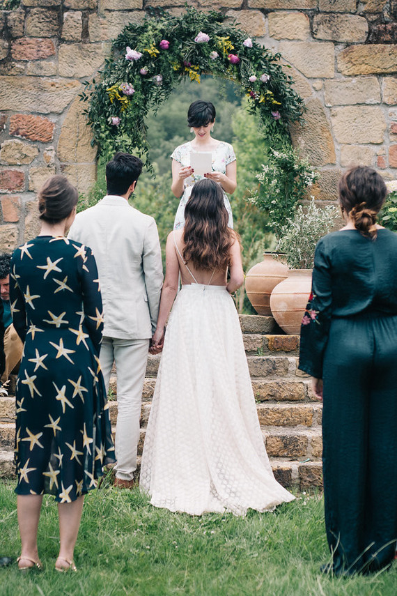 Late summer European elopement and dinner party in the Spanish Basque Country
