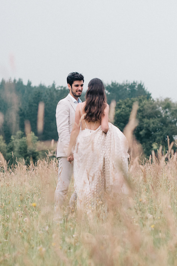 Late summer European elopement and dinner party in the Spanish Basque Country