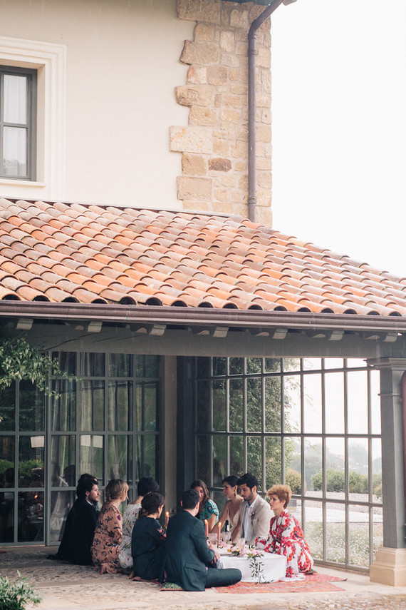 Late summer European elopement and dinner party in the Spanish Basque Country