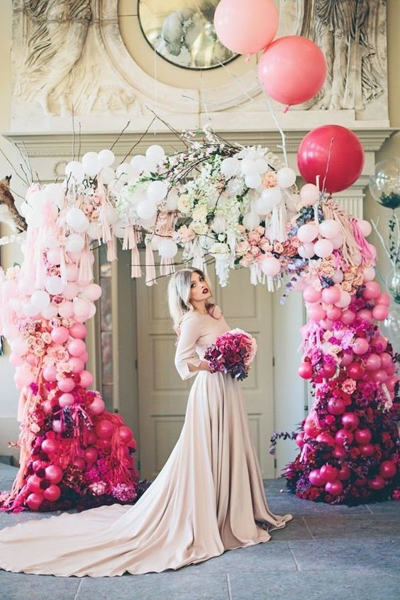 Balloon arch ideas for your wedding Inspiration