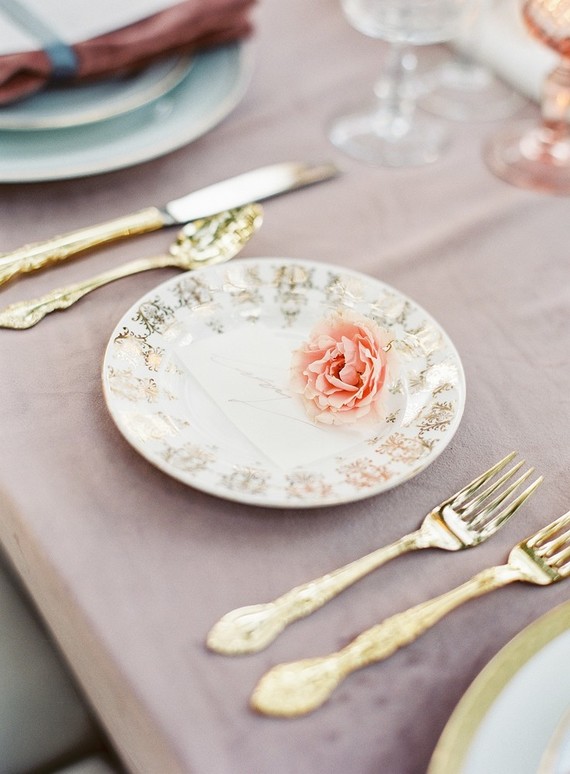 Pastel floral garden inspired wedding at a gorgeous French venue in San Diego