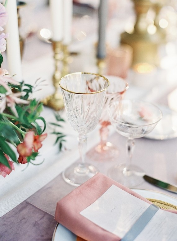 Pastel floral garden inspired wedding at a gorgeous French venue in San Diego