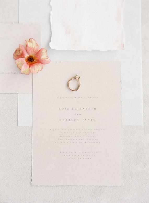 Pastel floral garden inspired wedding at a gorgeous French venue in San Diego Inspiration