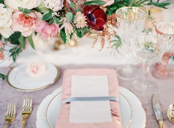 Pastel floral garden inspired wedding at a gorgeous French venue in San Diego