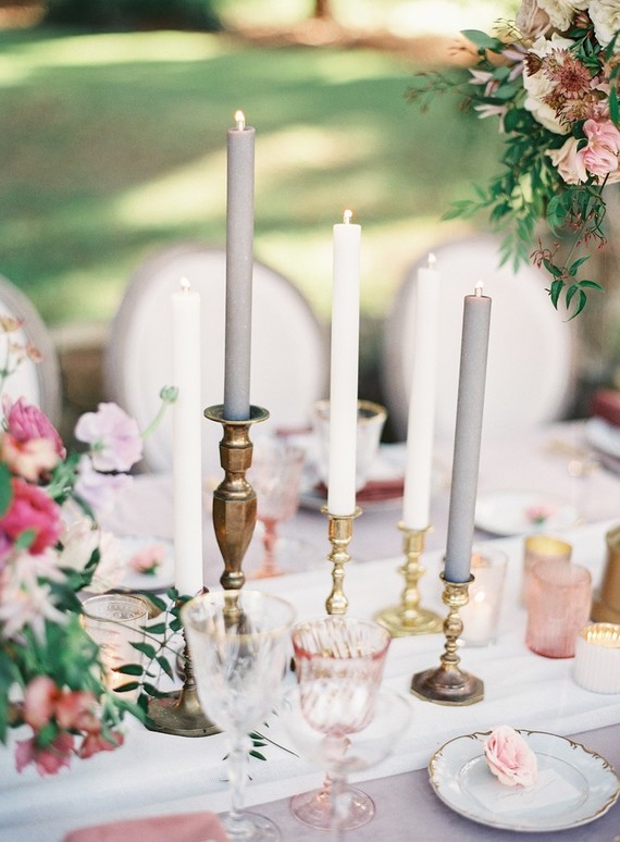 Pastel floral garden inspired wedding at a gorgeous French venue in San Diego