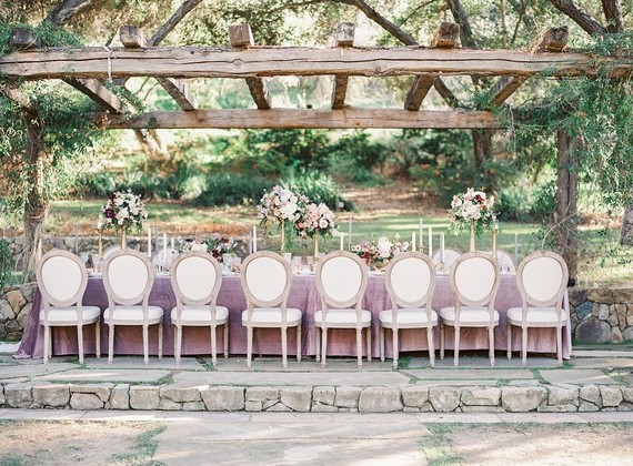 Pastel floral garden inspired wedding at a gorgeous French venue in San Diego
