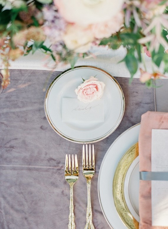 Pastel floral garden inspired wedding at a gorgeous French venue in San Diego