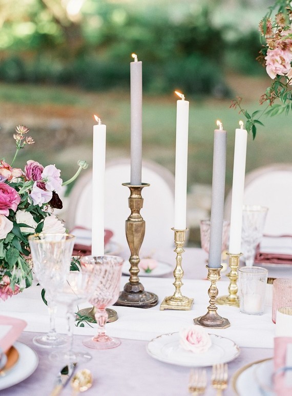 Pastel floral garden inspired wedding at a gorgeous French venue in San Diego