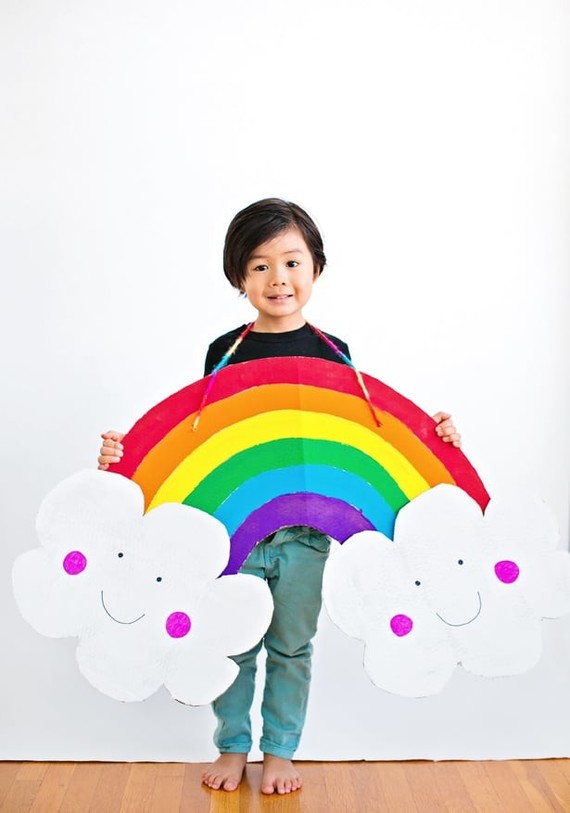 Cardboard Costume for Halloween Inspiration