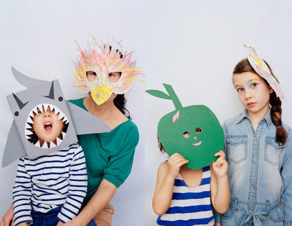 Cardboard Costume for Halloween