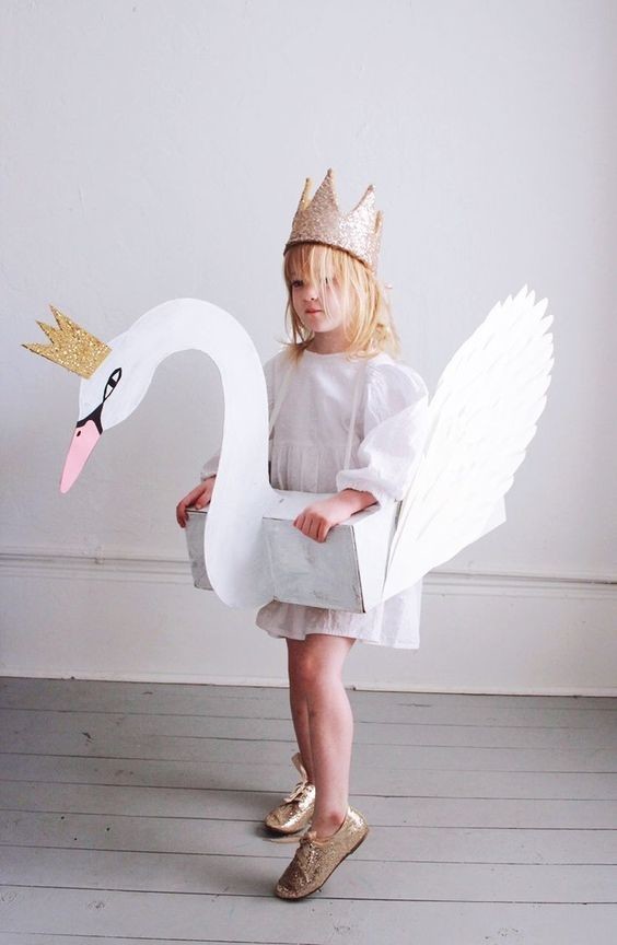 Cardboard Costume for Halloween
