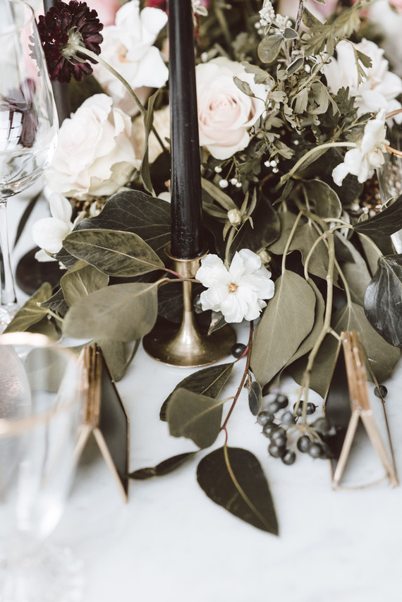 Modern luxe pink and black wedding at co. 251 in Chicago Inspiration