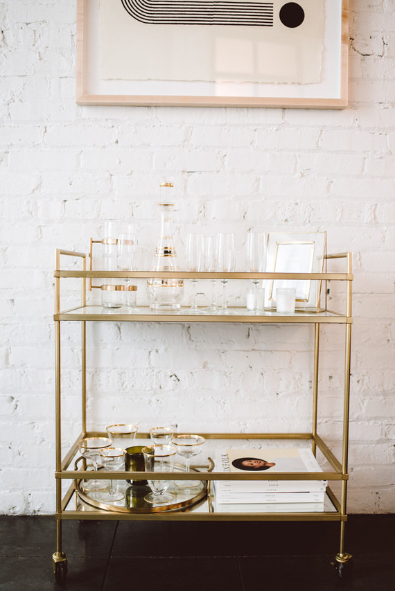 Modern luxe pink and black wedding at co. 251 in Chicago