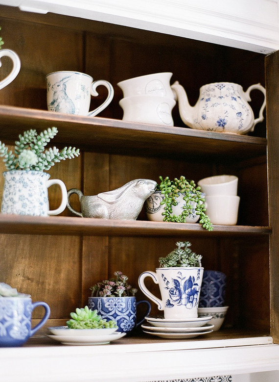 Classic french baby shower with navy details