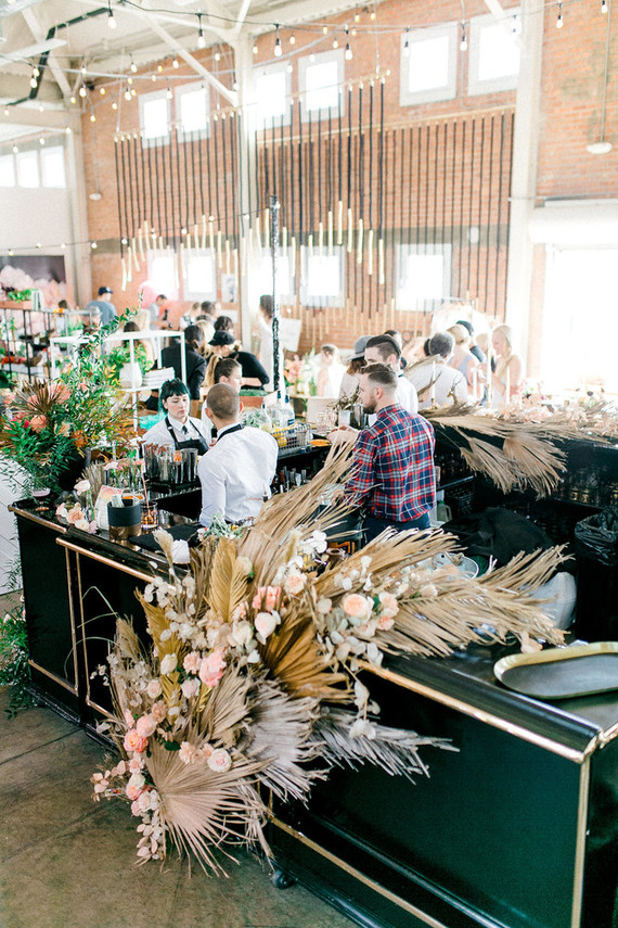 Boho wedding decor