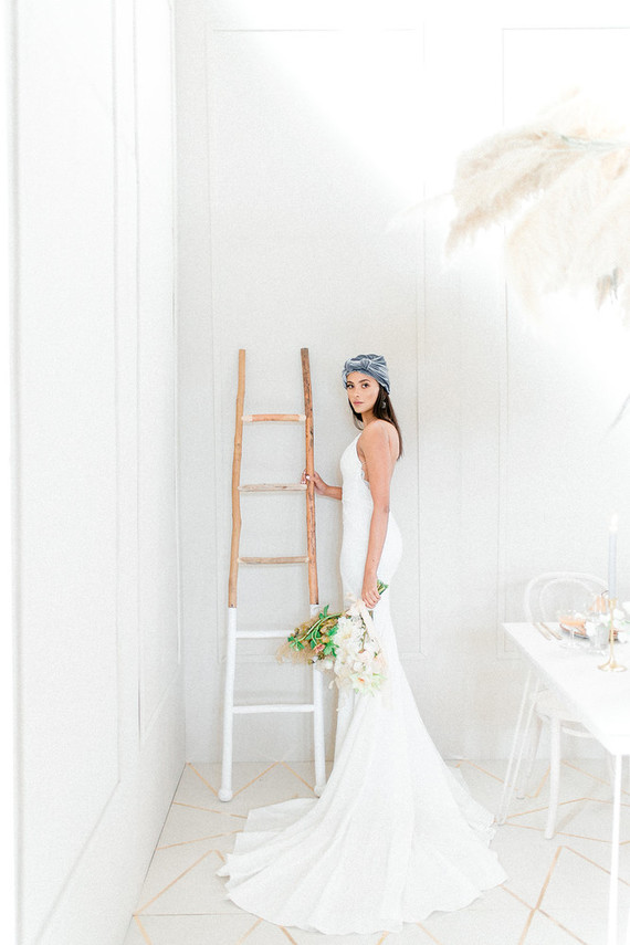 Modern wedding dress