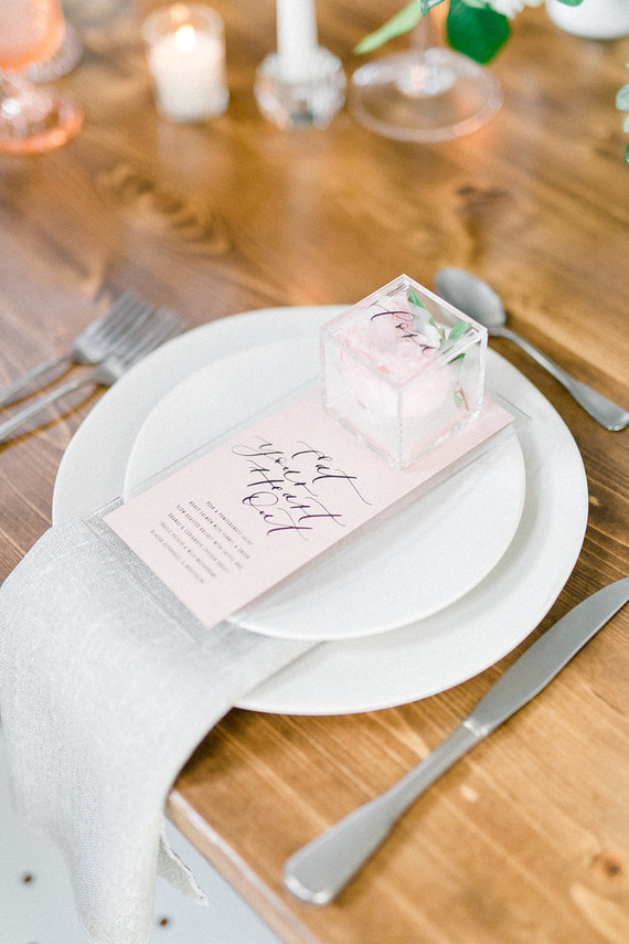 Wedding table decor