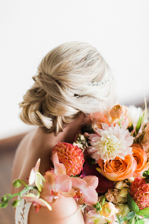 Modern bridal bouquet