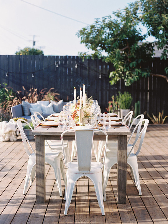 Fall outdoor tablescape