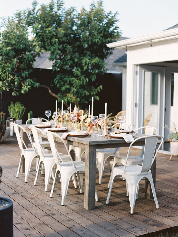Fall outdoor tablescape