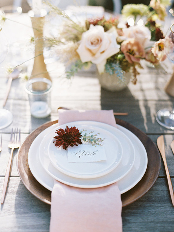 Fall place setting Inspiration