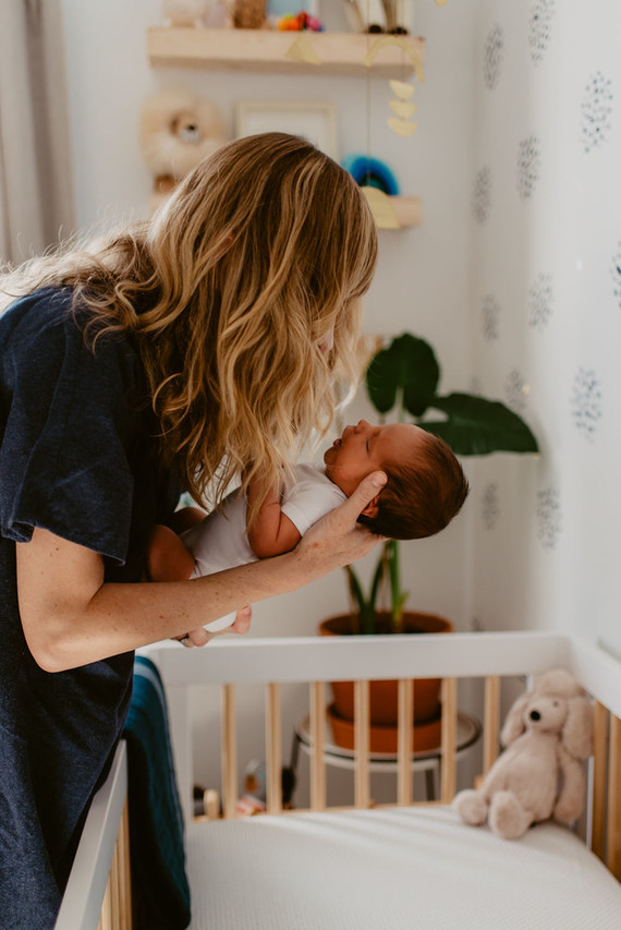 Fresh 48 session and sweet modern boy's nursery