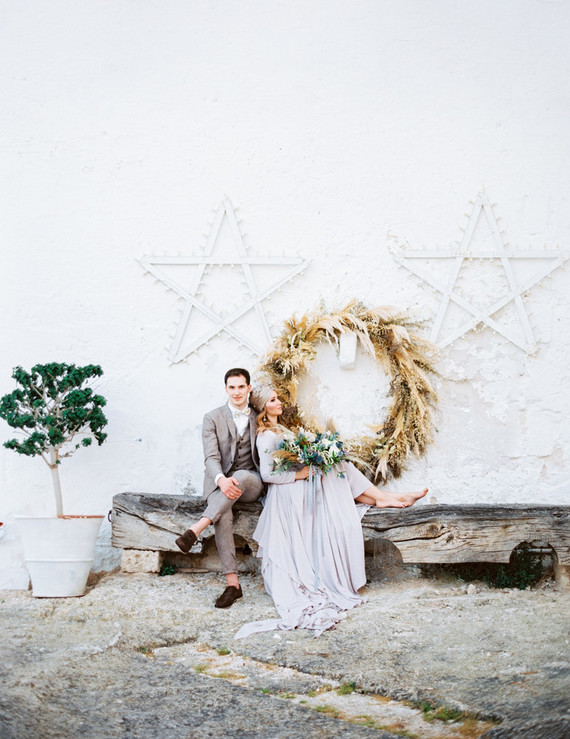 Moon and stars fall wedding Italian-style in Puglia