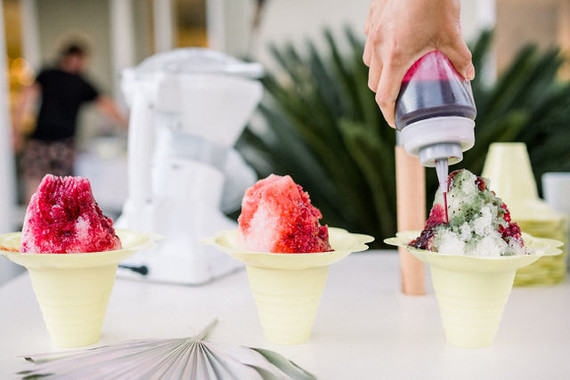 Modern pastel backyard first birthday party