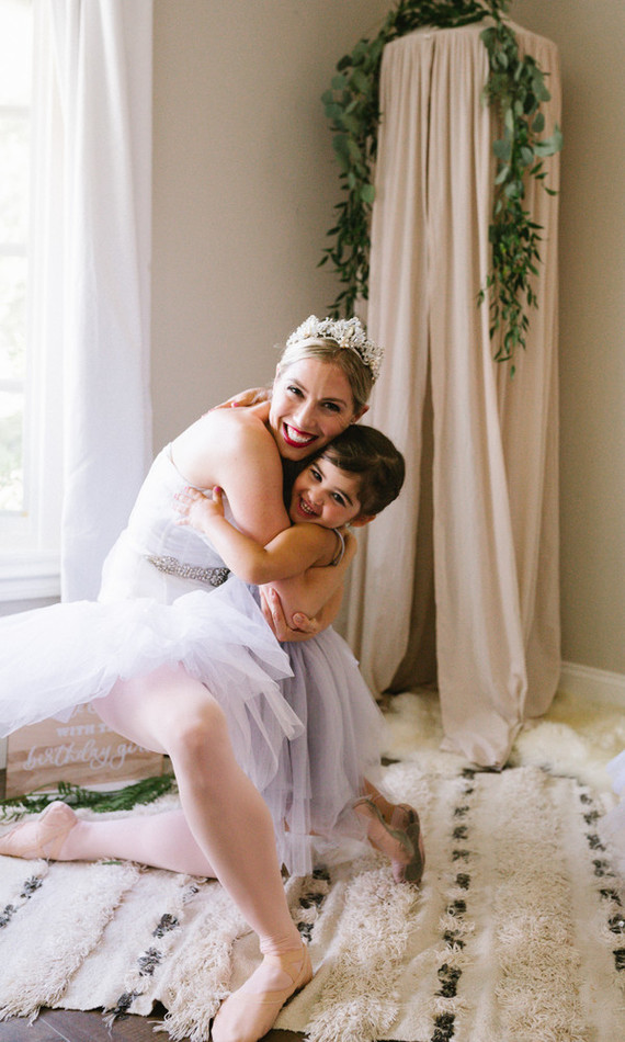 Ballet themed birthday party with all the girly details