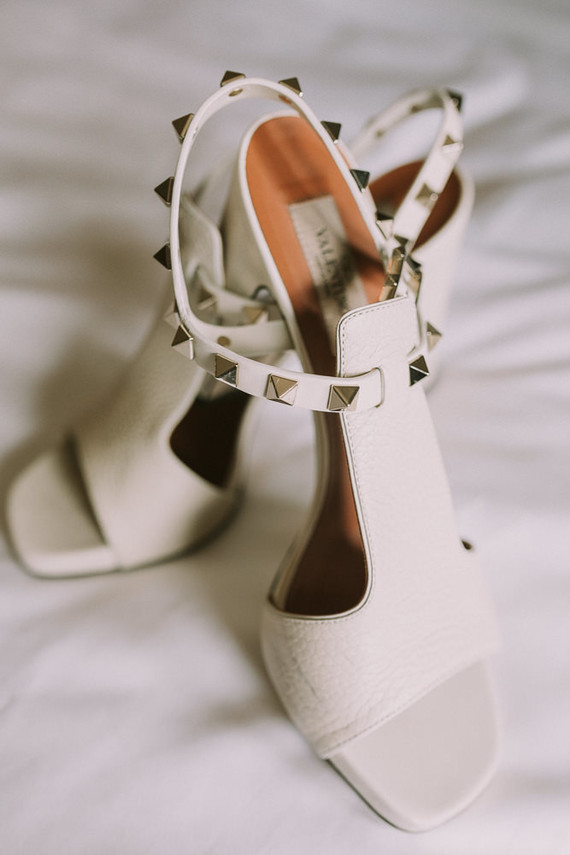 Glam wedding shoes