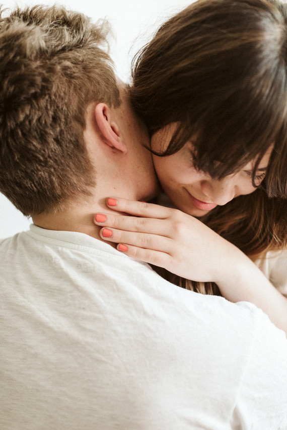 How to style your intimate engagement photos at home