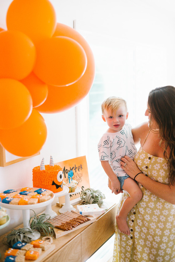 Terrible Twos monster-themed second birthday