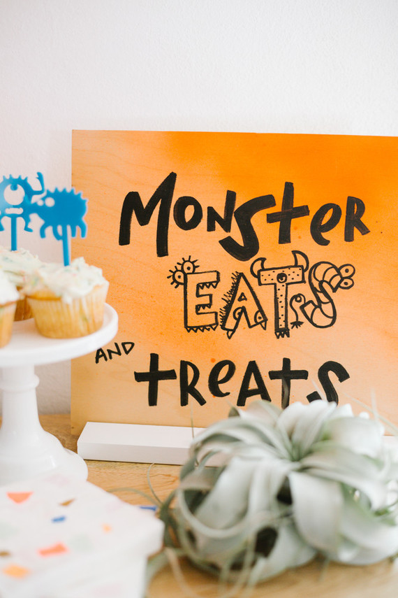 Terrible Twos monster-themed second birthday