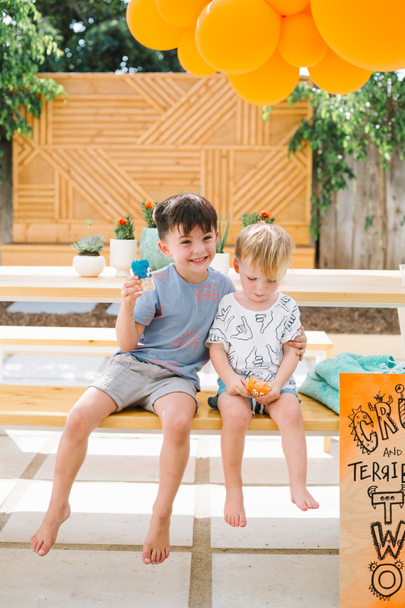 Terrible Twos monster-themed second birthday