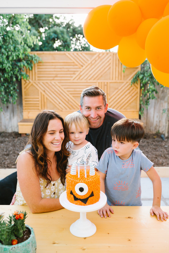 Terrible Twos monster-themed second birthday