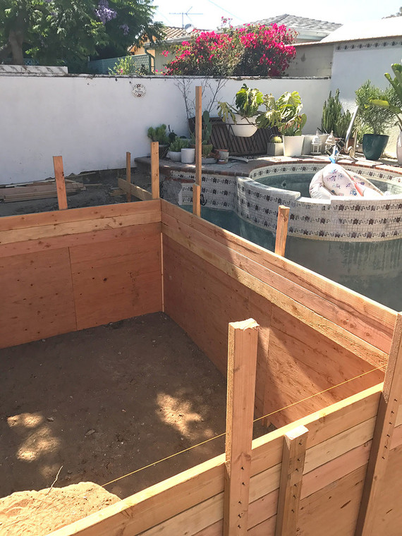 backyard renovation