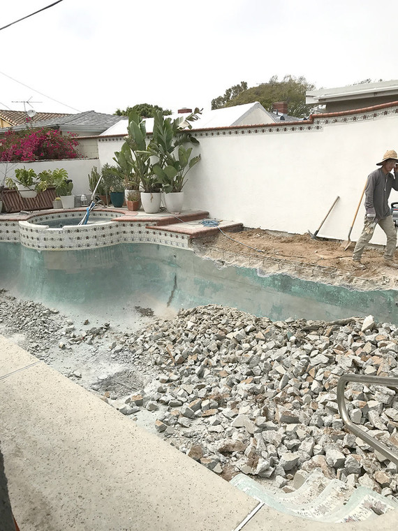 backyard renovation
