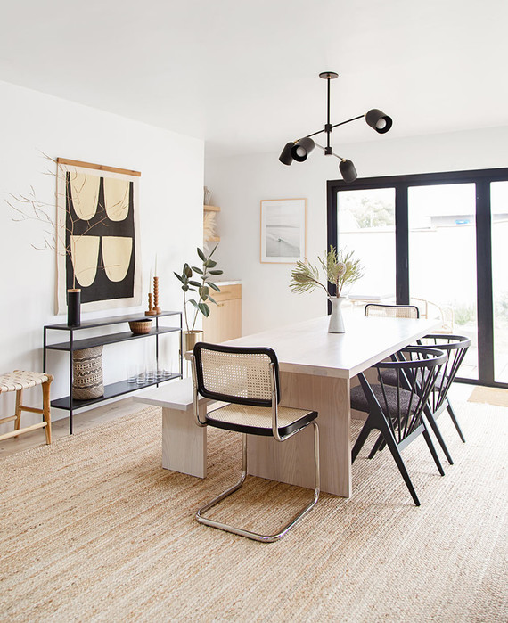 modern dining room