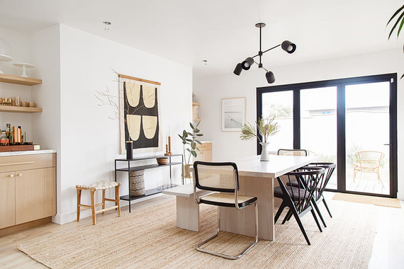 modern dining room