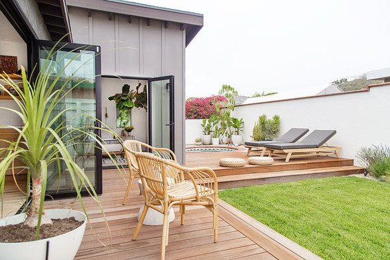 backyard renovation