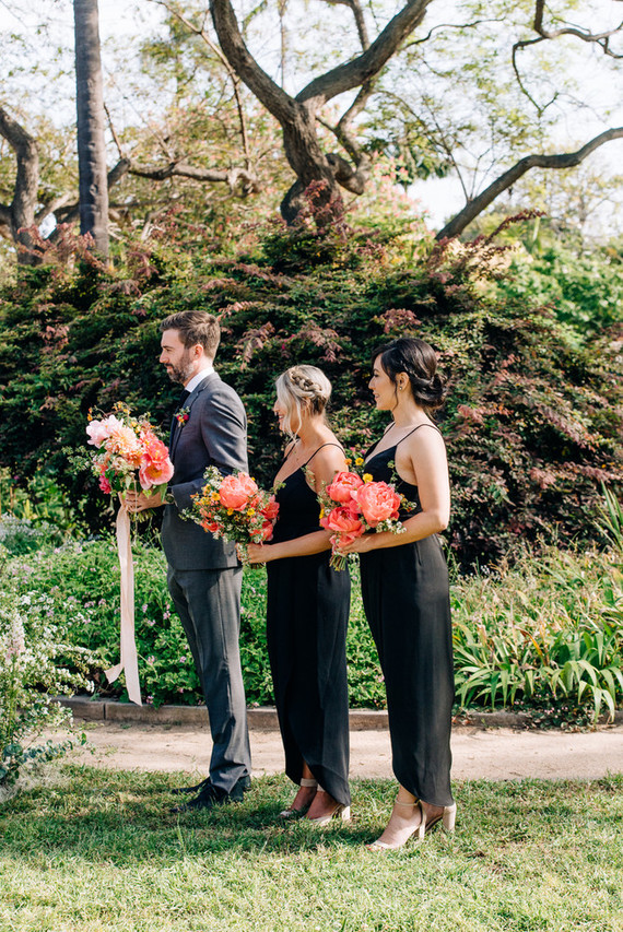 a colorful backyard wedding in Santa Barbara on a super reasonable budget