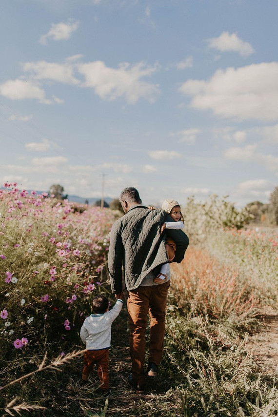 Fall family photos at Kruger Farms on Sauvie's Island