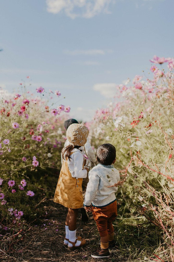 Fall family photos at Kruger Farms on Sauvie's Island
