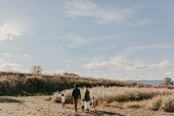 Fall family photos at Kruger Farms on Sauvie's Island