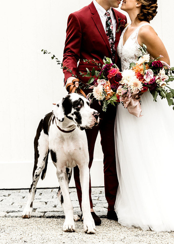 Jewel tone floral explosion at historic Strawberry Mansion in Philadelphia