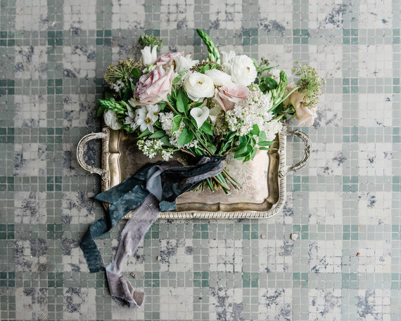 Packard Plant in Detroit wedding editorial